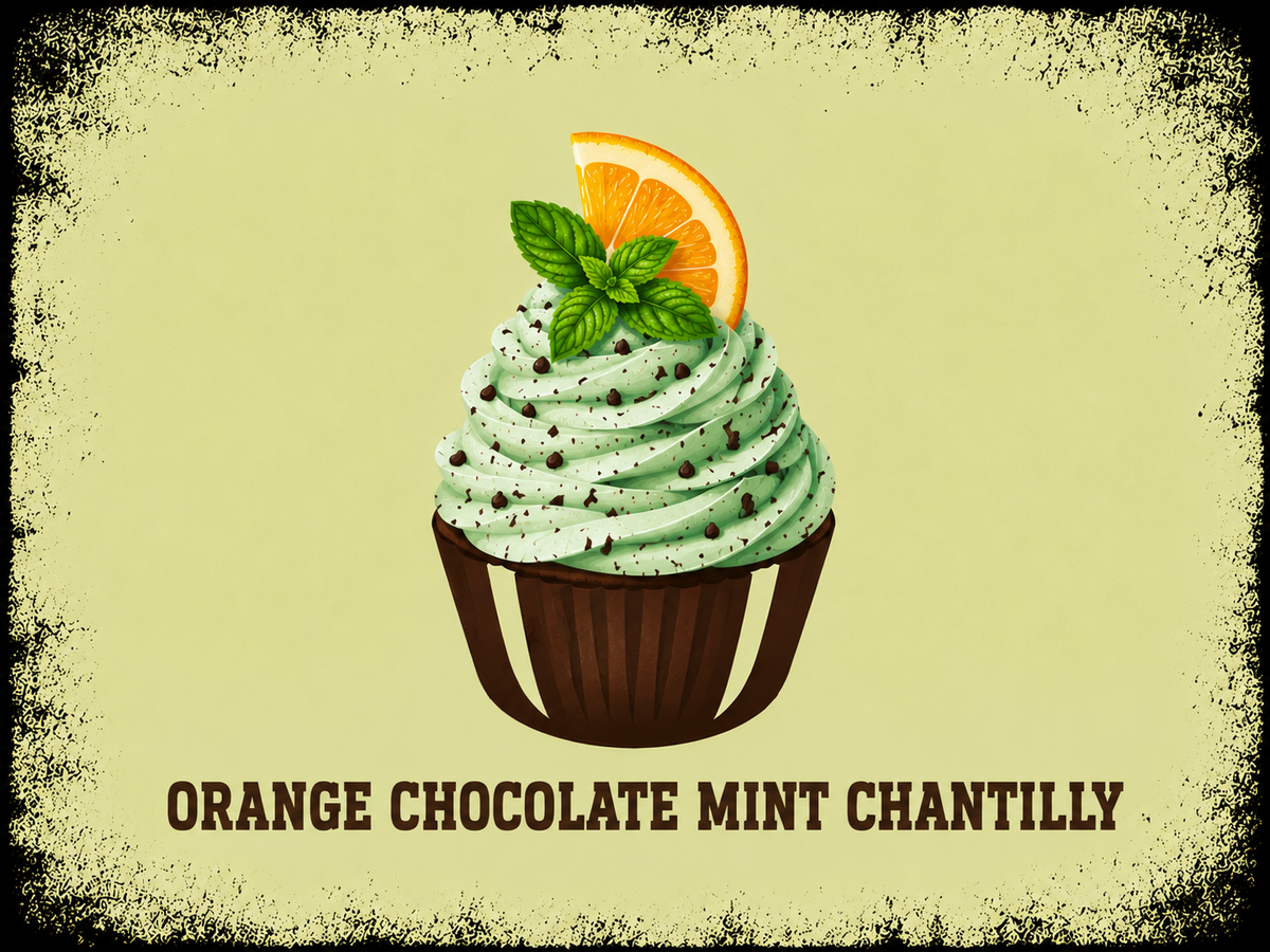 Orange Chocolate Mint Chantilly